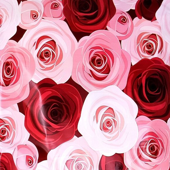 25ct Medium 10 x 13 Roses Poly Mailers - Picture 3 of 3